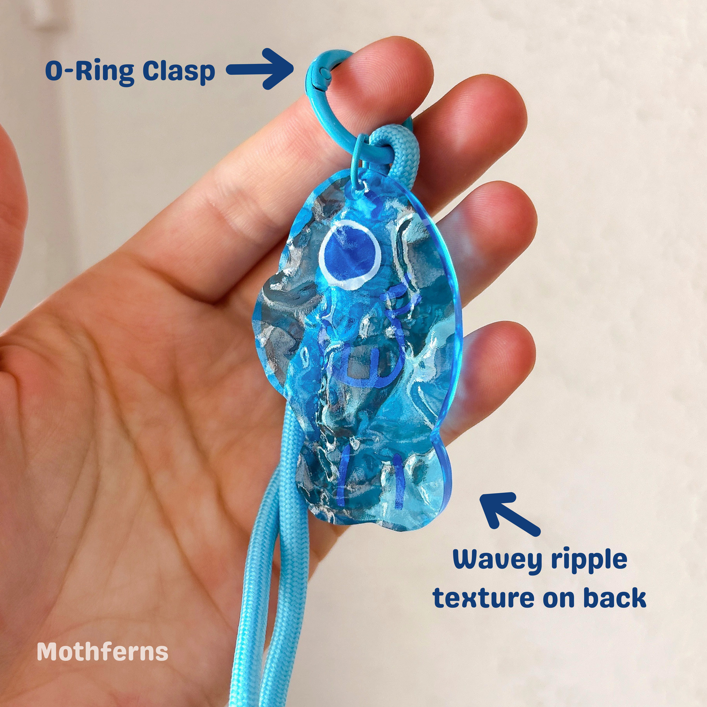 Arylic Fish Keychain