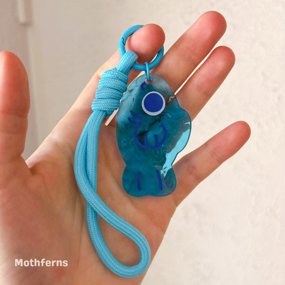 Arylic Fish Keychain