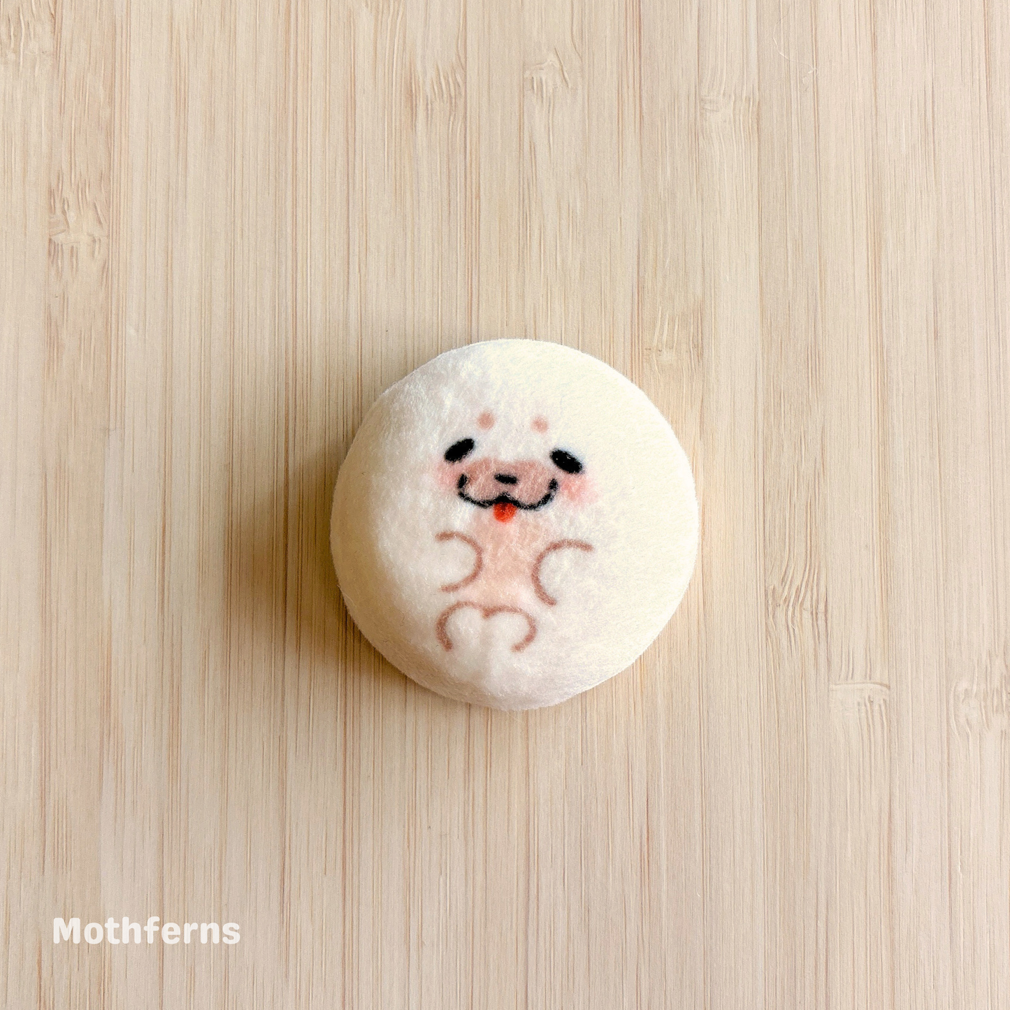 Seal Mochi Plush Pin
