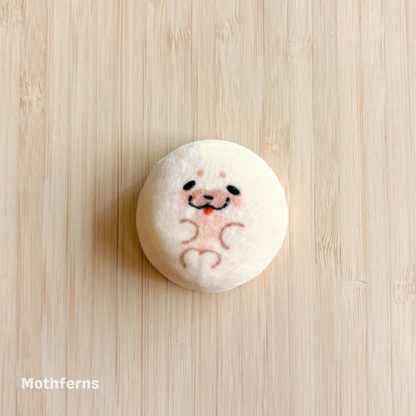 Seal Mochi Plush Pin