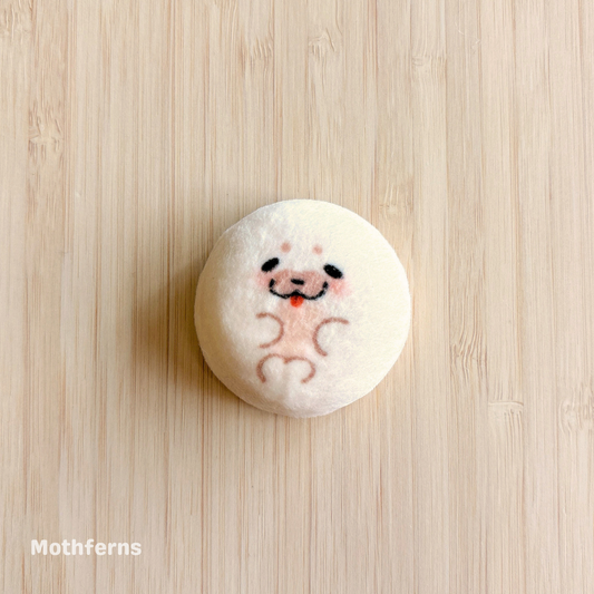 Seal Mochi Plush Pin